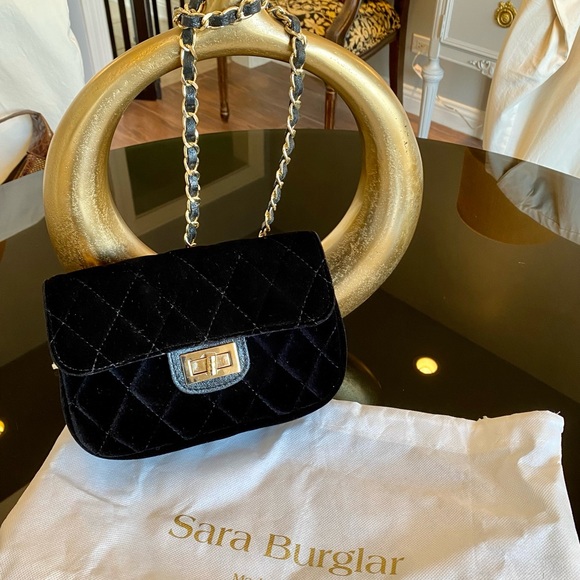 Sara Burglar Velvet Crossbody - Picture 2 of 5